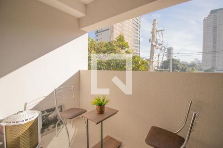 Studio - Varanda de apartamento à venda com 1 quarto, 30m² em Vila Clementino, São Paulo