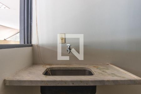 Cozinha de apartamento para alugar com 1 quarto, 23m² em Asa Norte, Brasília