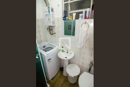 Banheiro de kitnet/studio para alugar com 1 quarto, 31m² em Copacabana, Rio de Janeiro