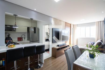 Sala de apartamento à venda com 2 quartos, 63m² em Vila Barros, Guarulhos