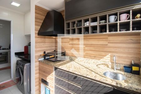 Varanda Gourmet de apartamento à venda com 2 quartos, 63m² em Vila Barros, Guarulhos