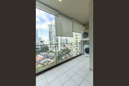 Varanda da Sala de apartamento para alugar com 2 quartos, 55m² em Vila Olímpia, São Paulo