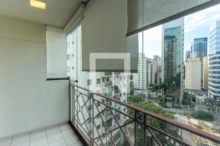 Varanda da Sala de apartamento para alugar com 2 quartos, 55m² em Vila Olímpia, São Paulo