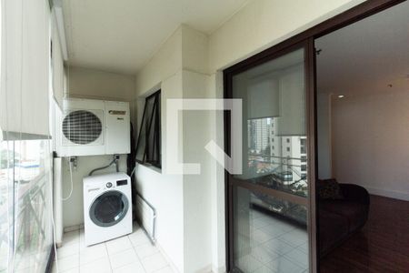 Varanda da Sala de apartamento à venda com 2 quartos, 55m² em Vila Olímpia, São Paulo