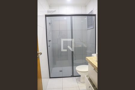 Banheiro  de apartamento para alugar com 1 quarto, 51m² em Osvaldo Cruz, São Caetano do Sul