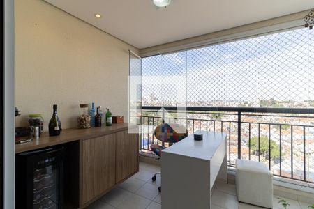 Varanda da Sala de apartamento para alugar com 3 quartos, 68m² em Vila Brasilio Machado, São Paulo