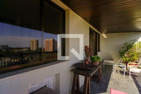 Varanda da Sala de apartamento à venda com 5 quartos, 318m² em Barra da Tijuca, Rio de Janeiro