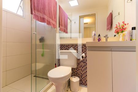 Banheiro da suíte de apartamento para alugar com 2 quartos, 56m² em Bonfim, Campinas
