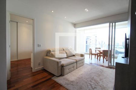Sala de apartamento para alugar com 1 quarto, 68m² em Vila Nova Conceição, São Paulo