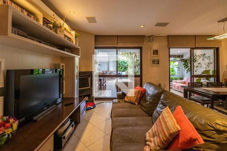 Sala de casa de condomínio para alugar com 4 quartos, 194m² em Tamboré, Santana de Parnaíba