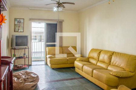 Sala de apartamento para alugar com 2 quartos, 130m² em Vila Alzira, Guarujá