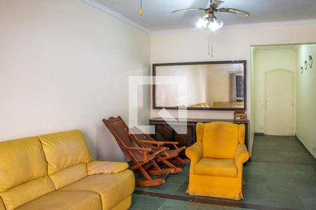 Sala de apartamento para alugar com 2 quartos, 130m² em Vila Alzira, Guarujá