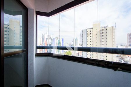 Varanda da sala de apartamento à venda com 3 quartos, 96m² em Vila Valparaiso, Santo André