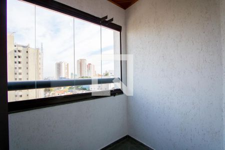 Varanda da sala de apartamento à venda com 3 quartos, 96m² em Vila Valparaiso, Santo André