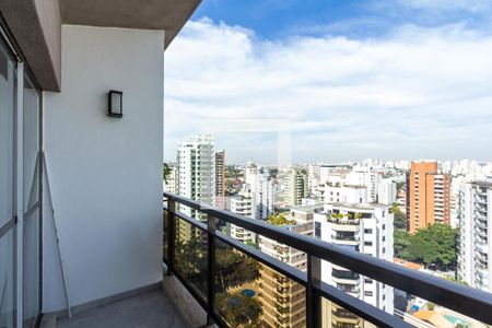 Varanda da Sala de apartamento para alugar com 4 quartos, 210m² em Indianópolis, São Paulo