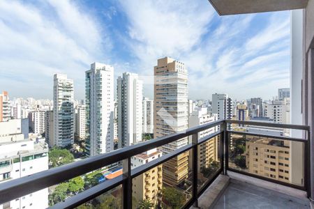 Varanda da Sala de apartamento para alugar com 4 quartos, 210m² em Indianópolis, São Paulo