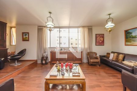 Sala de apartamento para alugar com 3 quartos, 142m² em Santa Cecília, São Paulo