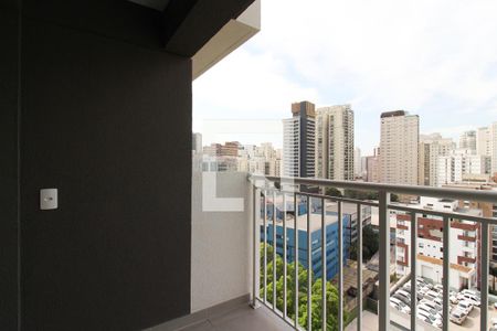 Varanda  de apartamento para alugar com 1 quarto, 27m² em Vila Nova Conceição, São Paulo