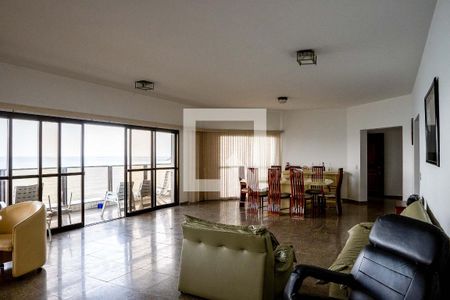 Sala de apartamento para alugar com 4 quartos, 250m² em Jardim Astúrias, Guarujá