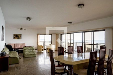 Sala de apartamento para alugar com 4 quartos, 250m² em Jardim Astúrias, Guarujá