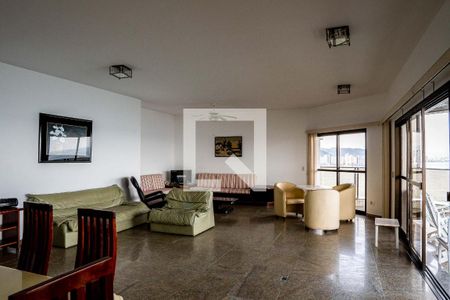 Sala de apartamento para alugar com 4 quartos, 250m² em Jardim Astúrias, Guarujá