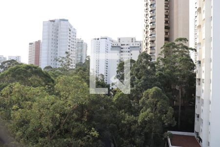 Vista da Sala de apartamento para alugar com 3 quartos, 140m² em Vila Andrade, São Paulo