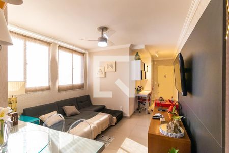 Sala de apartamento à venda com 1 quarto, 49m² em Bonfim, Campinas