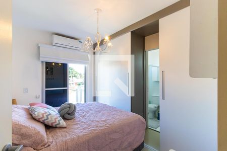 Quarto da suíte de apartamento à venda com 1 quarto, 49m² em Bonfim, Campinas