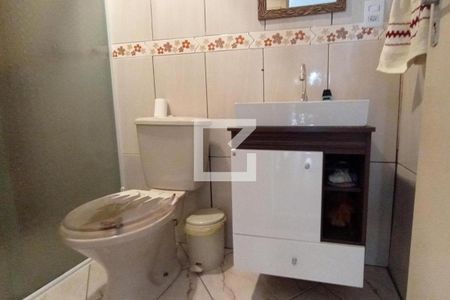 Banheiro da Suíte de apartamento à venda com 3 quartos, 45m² em Vila Paranaguá, São Paulo