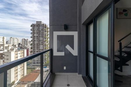 Varanda de kitnet/studio para alugar com 1 quarto, 65m² em Vila Olímpia, São Paulo