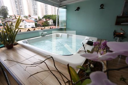 Sacada/Área de lazer de casa de condomínio à venda com 3 quartos, 240m² em Jardim Londrina, São Paulo