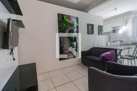 Sala de apartamento para alugar com 1 quarto, 36m² em Real Parque, São José