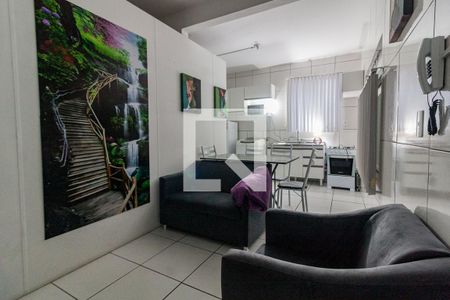 Sala de apartamento para alugar com 1 quarto, 36m² em Real Parque, São José