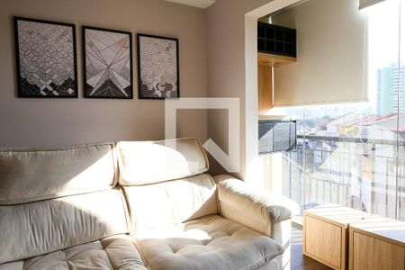 Sala de apartamento à venda com 2 quartos, 70m² em Jardim Monte Libano, Santo André