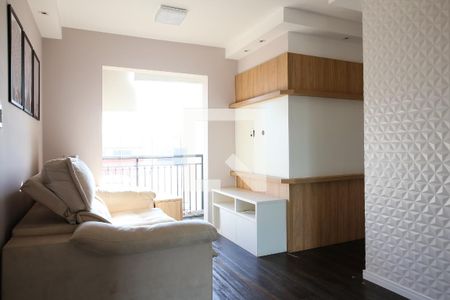 Sala de apartamento à venda com 2 quartos, 70m² em Jardim Monte Libano, Santo André