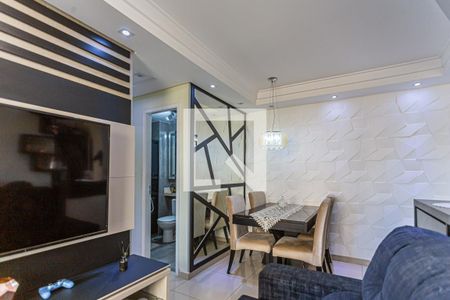 Sala de apartamento à venda com 2 quartos, 46m² em Vila Valparaíso, Santo André