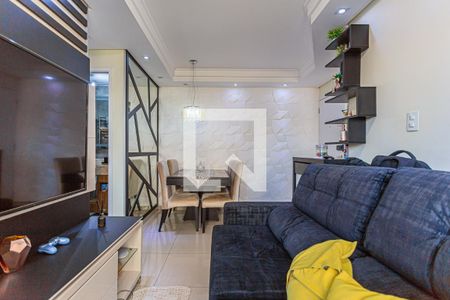 Sala de apartamento à venda com 2 quartos, 46m² em Vila Valparaíso, Santo André