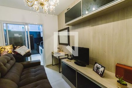 Sala  de apartamento à venda com 1 quarto, 48m² em Barra Funda, São Paulo