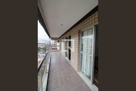 Varanda da Sala de apartamento à venda com 3 quartos, 210m² em Todos Os Santos, Rio de Janeiro