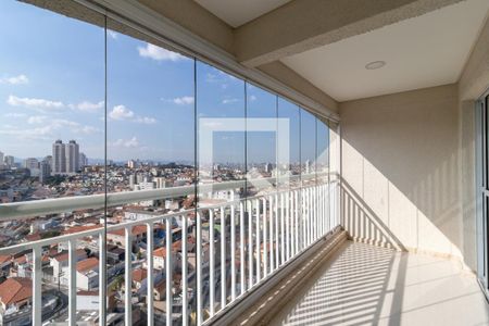 Varanda da Sala de apartamento para alugar com 3 quartos, 136m² em Vila Dom Pedro Ii, São Paulo