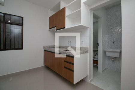 Cozinha de kitnet/studio para alugar com 1 quarto, 22m² em Brás, São Paulo