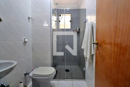 Banheiro da Suíte de apartamento à venda com 3 quartos, 70m² em Jardim, Santo André