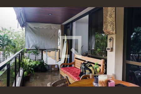 Varanda da Sala de apartamento à venda com 3 quartos, 170m² em Barra da Tijuca, Rio de Janeiro