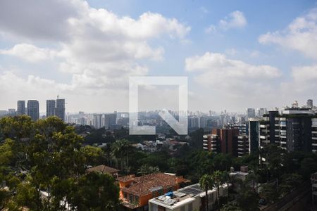 Vista da Suíte de apartamento à venda com 1 quarto, 24m² em Paraíso do Morumbi, São Paulo