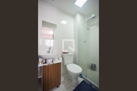Banheiro Suíte de apartamento à venda com 1 quarto, 24m² em Paraíso do Morumbi, São Paulo
