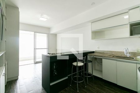 Dormitório / Cozinha de kitnet/studio para alugar com 1 quarto, 35m² em Vila Gomes Cardim, São Paulo