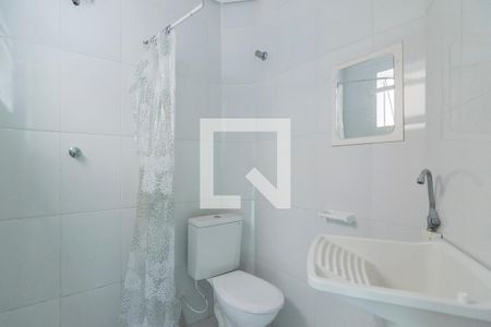 Banheiro de apartamento para alugar com 1 quarto, 46m² em Vila Suica, Santo André