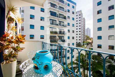 Varanda da sala de apartamento à venda com 3 quartos, 123m² em Vila Gilda, Santo André