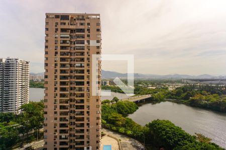 Vista da Sala de apartamento à venda com 1 quarto, 80m² em Barra da Tijuca, Rio de Janeiro