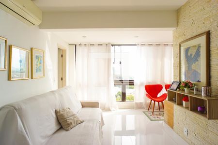 Sala/Cozinha de apartamento à venda com 1 quarto, 80m² em Barra da Tijuca, Rio de Janeiro